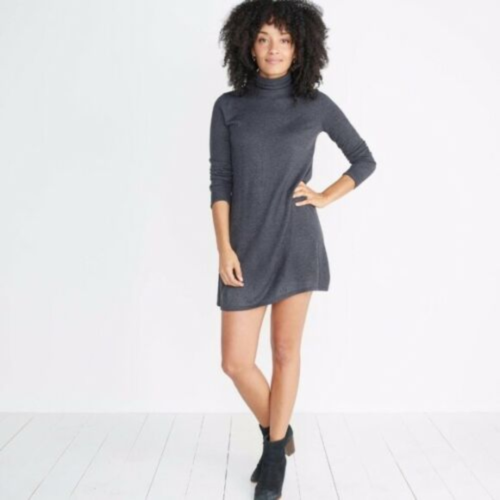 Marine Layer Addison Sweater Dress Gray Size Med